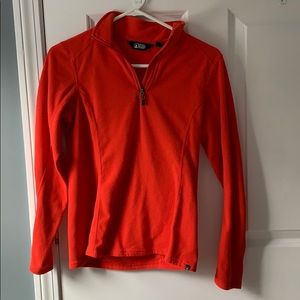 Coral Quarter Zip Fleece
